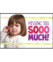 Postcards Attendance Miss You All Ages Missing You Sooo Much Pkg Of 25 Amazon In Office Products