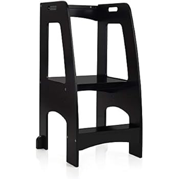 kitchen helper step stool tower counter learning height guidecraft rails adjustable safety wooden children furniture