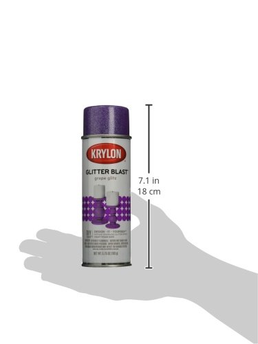 Krylon K03813A00 Glitter Blast, Grape Glitz, 5.75 Ounce