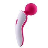 Oopsix Waterproof Wand Massager Wireless - Mini Massage Wand Cordless with 9 Power Vibrations for Women, Personal Back Neck Body Massager Cordless Electric - Female - Handheld - Rechargeable