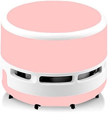 iDili Mini Portable Handheld Cordless Tabletop Crumb Sweeper Desktop Vacuum Cleaner Battery Operated Pink