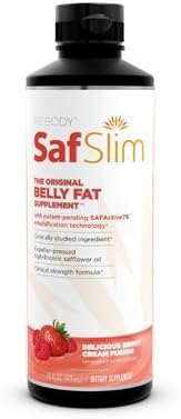 ReBody - SafSlim Breakthrough Belly Fat Solution Delicious Berry Cream Fusion - 16 oz. by Re-Body