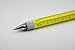 2PCS PACK 6 in 1 Screwdriver Tool Pen - Mini Multifunction Pen with Stylus, Flat and Phillips Screwdriver Bit, Bubble Level and inch cm Ruler all in one (Model B, 2PCS LIGHT YELLOW)