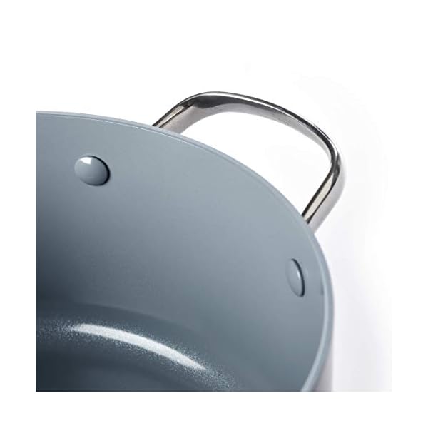 GreenPan-Casserole-Dish-with-Lid-Non-Stick-Toxin-Free-Ceramic-Casserole-Induction-Oven-Safe-Cookware-24-cm51-Litre-Grey GreenPan Valencia Pro Hard Anodised Healthy Ceramic Non-Stick 24cm / 5.1 Litre Stock Pot with Lid, PFAS-Free, Induction…