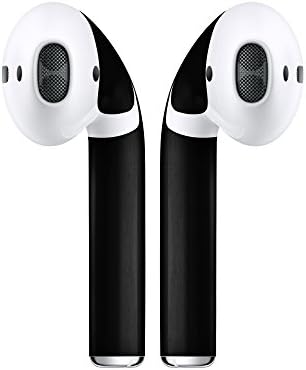 AirPod Skins Protective Wraps | Easy Install | Customize and Protect | Free Lifetime Replacements | Max Coverage | Apple AirPods Accessories (Gloss Black)