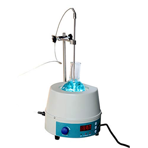 Magnetic Stirrer Hotplate Digital Lab Heating Mantles 500ml,0~1600rpm,250W, Max 450â„ƒ