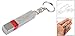 uxcell Phoenix Pattern Car High Voltage Static Discharger Keychain Silver Tone Red