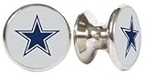 Dallas Cowboys NFL Stainless Steel Cabinet Knobs / Drawer Pulls (2-pack)
