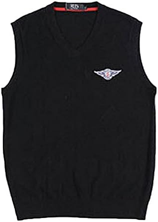 Eault Slim Men's Stylish Pullover European Style Sleeveless Vest Black38 Comfortable