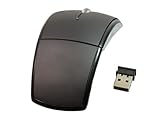 JetTech 7500 2.4G Wireless Folding Mouse (Black)