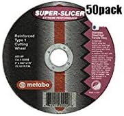 Metabo 55995 50 Pk 60 Grit Super Slicer Cut Off Wheel 6 Inch X .045 X 7/8 Inch.