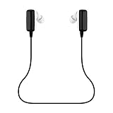 Bluetooth Earbuds, Best _Express New 2015 Lightweight Wireless Stereo Music Bluetooth 4.0 Headset Hands-free Earphone Headphone Sports Running Gym - Black (Retail Ecsem Package)