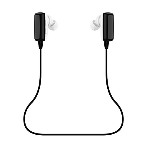Bluetooth Earbuds, Best _Express New 2015 Lightweight Wireless Stereo Music Bluetooth 4.0 Headset Hands-free Earphone Headphone Sports Running Gym - Black (Retail Ecsem Package)