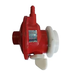 LP Gas Regulator Suitable for Bharat/INDANE/HP Cylinders, Blue, 1 Piece