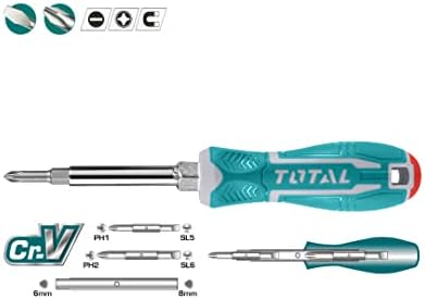 سعر طقم مفك براغي يدوي مطاطي متعدد الاستخدامات 6×1 من جينريك ...