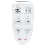 Hy-Tek Lighted Big Button TV Remote Control - For The Blind and Low Vision