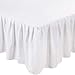 Utopia Bedding Bed Ruffle - Easy Fit with 16 Inch Tailored Drop - Hotel Quality, Shrinkage and Fade Resistant (Queen, White)