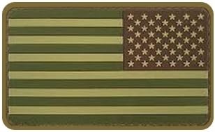 RE Factor Tactical RFPAAFMCR USA Flag PVC Patch, Multicam