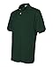 Jerzees mens 5.6 oz. 50/50 Jersey Polo with SpotShield(437)-FOREST GREEN-M