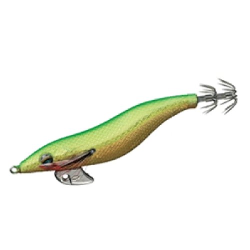 ダイワ(Daiwa) エギ イカ釣り用 エメラルダス フォール 3.5号 金-蛍光グリーン 849234の商品画像