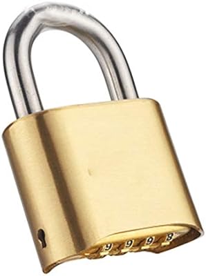 Combination Padlock Waterproof Rustproof Brass Large Password