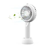 AceMining Rechargeable Battery Operated Handheld Fan with Personalized Cooling Humidifier, Misting Fan, Water Spray Fan,3 speeds,Strong Wind,Quiet,Small,Cooling for Home, Office, Travel, Camping