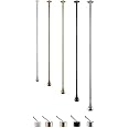Bathroom Bathtub Hang Ceiling Faucet Solid Brass Ceiling Basin Faucet Wall Mounted Tub Mixer Tap Spout Ceiling Water Drop Taps (Brushed Gold-A)