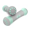Gruper Adjustable Dumbbells, One Pair of Solid Steel Hand Weights for HIIT, Pamela and Tabata Equipment, Anti-Drop & Non…