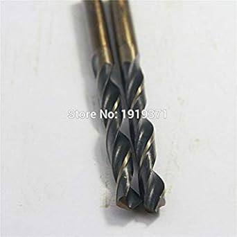 Generic 10mm : HSS Mini Carbide Twist Drill Bits Set DIN338 5 Pieces 10mm Hole Saw Metalworking Tool For Boring Holes In Stainless Steel