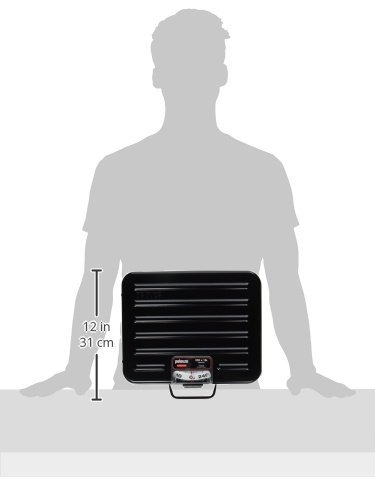 Rubbermaid Commercial Products FGP250S "Briefcase" Style Digital Receiving Scale for Food Service, English, 250 lb., Black