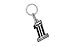 Harley-Davidson #1 Skull Black Key Chain HDKD216