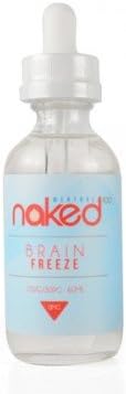 Naked 100 Juice 60ml (USA LAB) - Many Flavors - 100% Authentic - 0MG Only - 1 Bottle! (Brain Freeze)