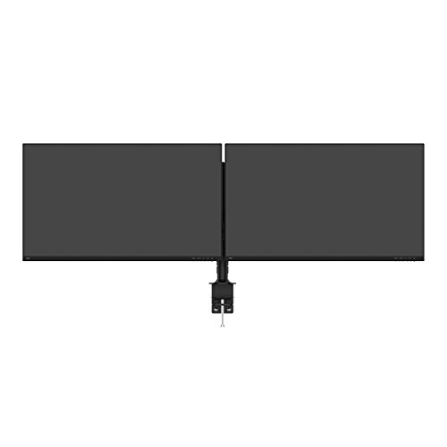 Pixio Universal Gaming Dual Monitor Desk Clamp Mount - 100x100 75x75 VESA Compatible Accessory Dual Monitor Display Mount Up to Two 27-inch - Thumbnail 5