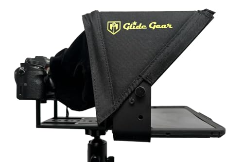 Glide Gear TMP 100 Teleprompter – DSLR, Tablet, Smartphone – 12