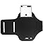 i2 Gear Armband for iPhone 5, 5S, 5C, SE 2016, 4S, 4 & iPod Touch with Adjustable Strap and Key Holder (Black)