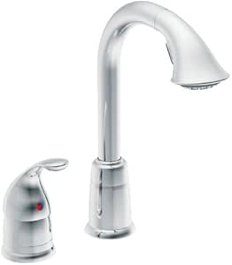 Moen 5955 Camerist Single Handle Bar Faucet with Pulldown ...