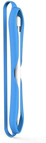 certainPL Silicone Holder Case for Apple Pencil/Apple Pencil (2nd Generation), Compatible with iPad Pro 9.7/ iPad Pro 10.5/ iPad Pro 11/ iPad Pro 12.9/ iPad 6th Gen 2018 Case (Blue)