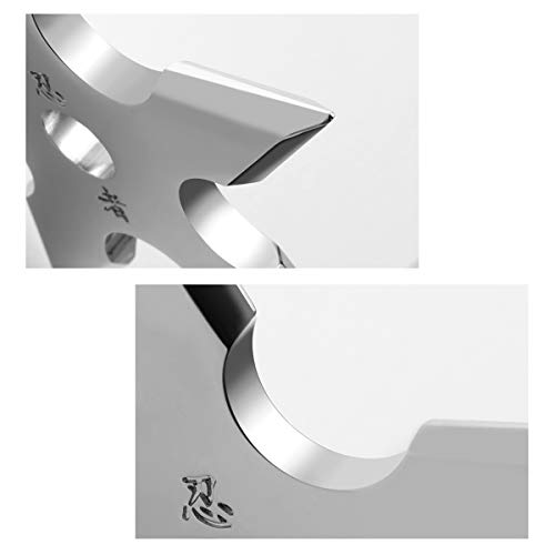 SUS304 Stainless Steel Shuriken Heavy Duty Coat Hooks Wall Mounted 35 LB Utility Hooks Heavy Hooks Dual Robe Hook Coat Hanger (Shuriken) - Thumbnail 4