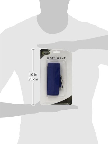Prestige Medical Nylon Gait Transfer Belt with Metal Buckle, Roy, 4.3 Ounce