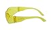 ABN Safety Glasses - Yellow Shade Lens, UV Protective, ANSI standard, Pack of 12