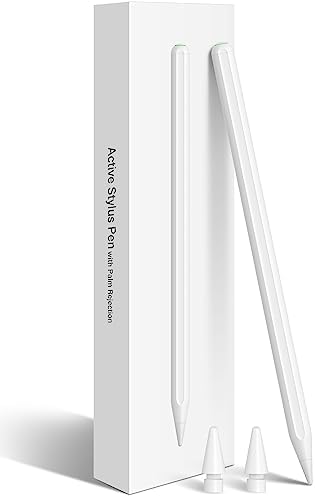 Stylus Pen for iPad with Magnetic Wireless Charging and Tilt