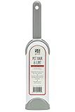 ST 529201 Pet Hair and Lint Removal Brush - 2 Inch x 3 Inch x 12.9 Inch, Red and Grey