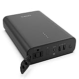 Portable Laptop Charger USB-C Power Bank with AC