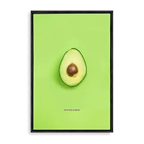 Framed Canvas Wall Art for Living Room, Bedroom Cute Fruits Children Room Canvas Prints for Home Decoration Ready to Hanging - 16x24 inches