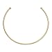 My Jewel Bar Plain Metal Choker (Silver-Plated-Base)