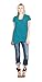 Savi Mom Draped Maternity & Nursing/Breastfeeding Shirt Top w/Cami (Large, Jade)