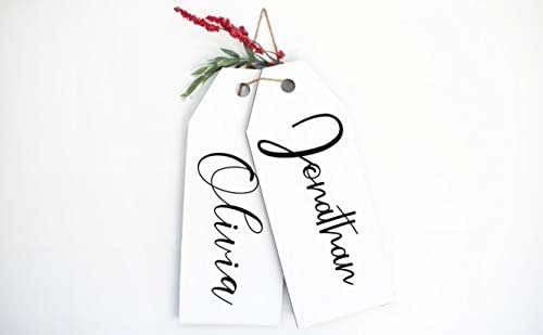 Amazon.com: Christmas Stocking Name Tags, Personalized Stocking Name Tags, Name Tags for