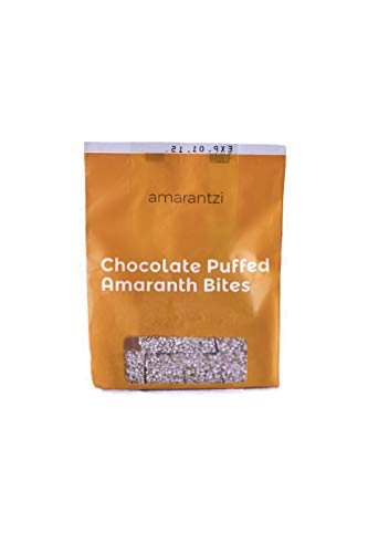 Chocolate Puffed Amaranth BITES SET of 3 bags of 2.64 oz each