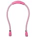 SingHong Neck Book Light, LED Reading Lamp, USB-C Rechargeable, Hands Free, 4 LED Bulbs, 4 Adjustable Brightness, for Reading in Bed or Reading in Car Lamp (Pink)