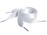 Black Flat Satin Ribbon Shoelaces, Shoe Laces For Kids, Youths & Women's Converse All Star Sneakers